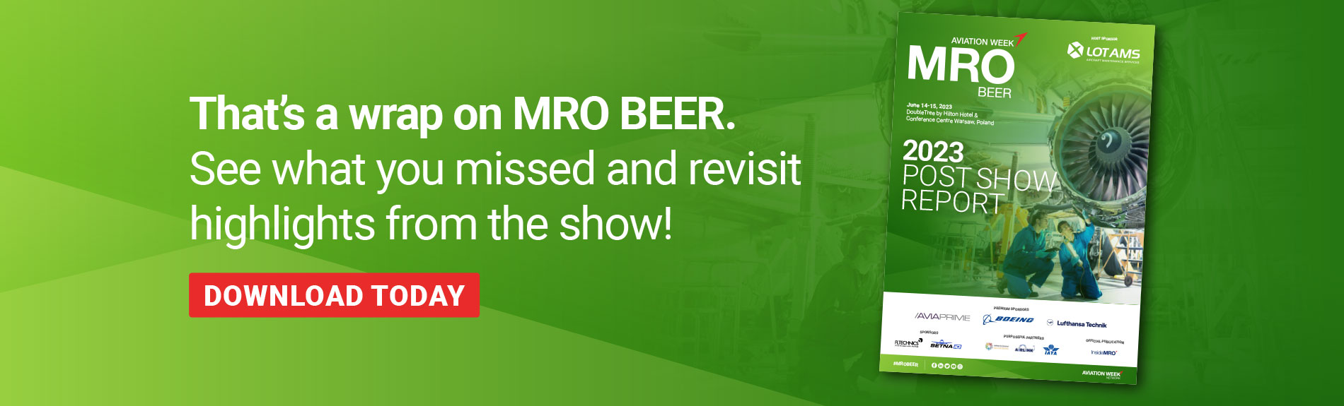 Download the MRO BEER post show report
